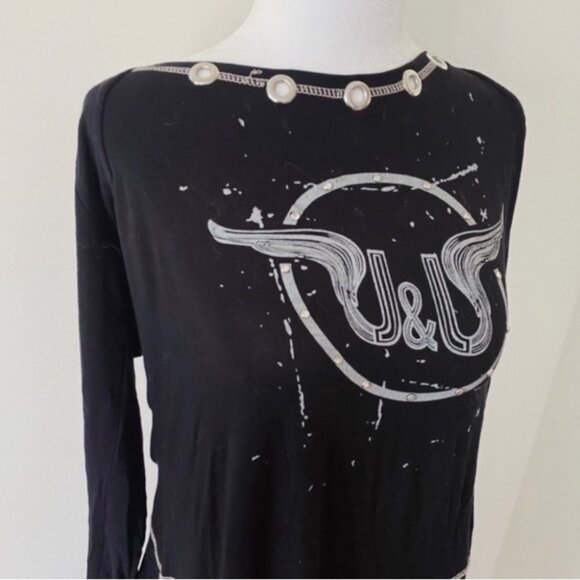 JANE&JOHN Sz XL Vintage black MAXI  DRESS - Picture 5 of 5